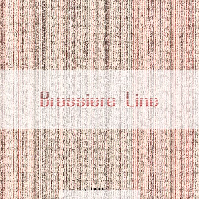 Brassiere Line example